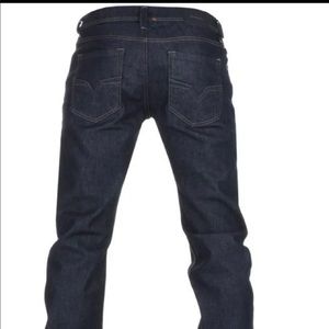 Diesel Larkee straight cut jeans - dark blue wash 0088Z